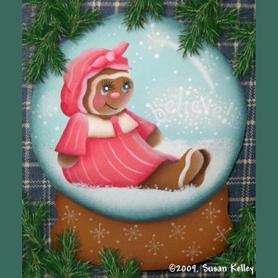 Gingerbread Snow Globe ePattern #232009