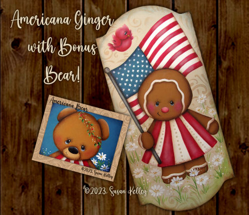 Americana Ginger & Bear ePacket - Click Image to Close