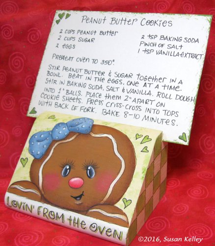 Gingerbread Recipe Holder ePacket - Click Image to Close