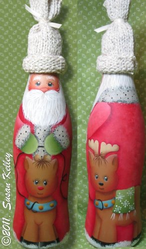 Santa Bottle ePacket - Click Image to Close