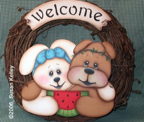 Watermelon Welcome Wreath ePacket - Click Image to Close